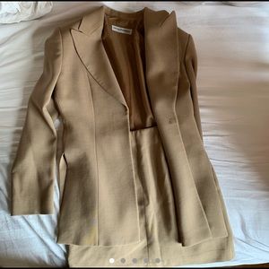 Emporio Armani suit and skirt.